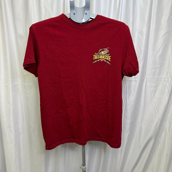 Reel Legends Tallahassee Graphic T-Shirt Red Bass Fishing Tee Size Medium - Picture 3 of 8